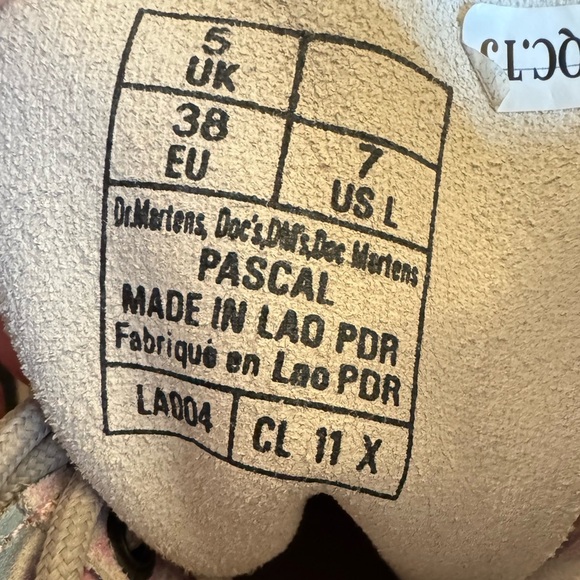 Dr. Martens Multicolor Pascal 1460 Boots in Pink and Orange Swirl Wiener Size 7 - Picture 11 of 11